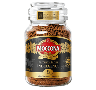 100g Moccona SPECIALTY Indulgence Render no background 2026 Updated